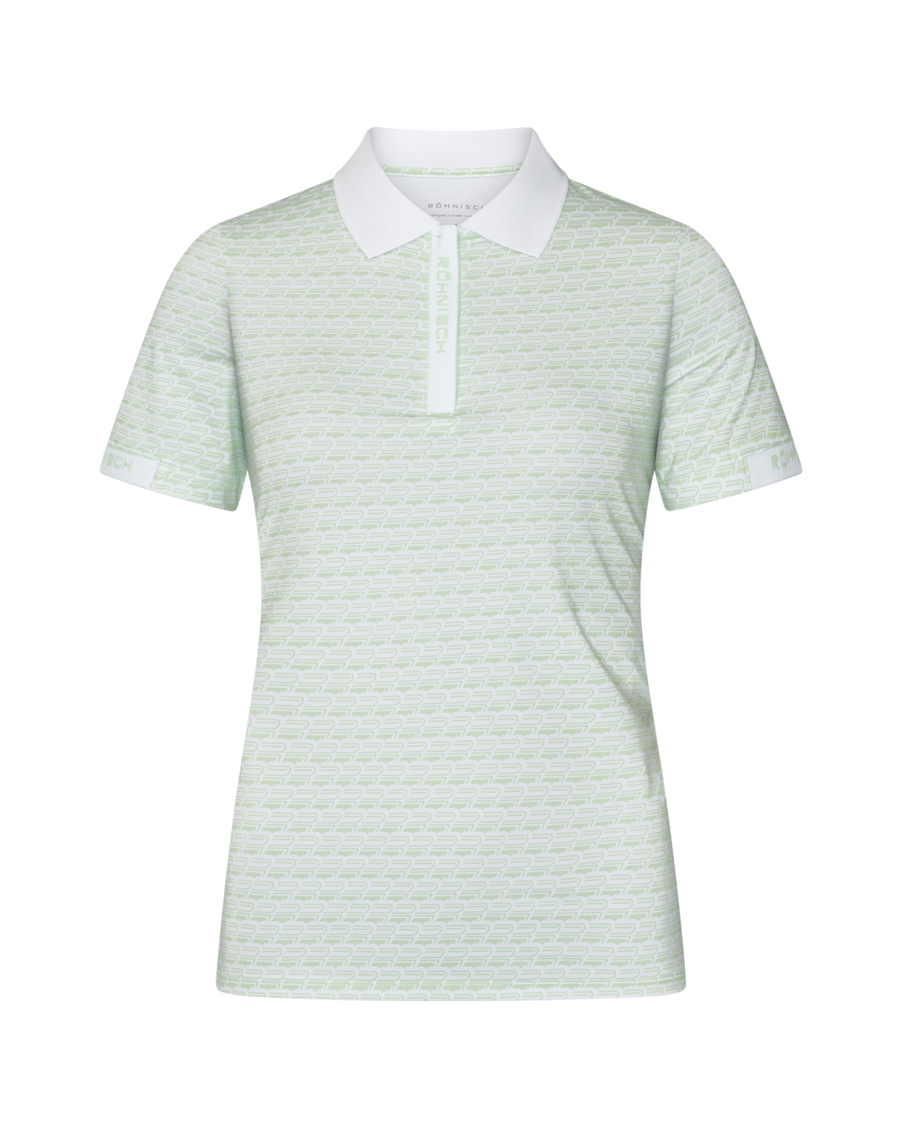 Abby, Polo, Dame - monogram_green_ash