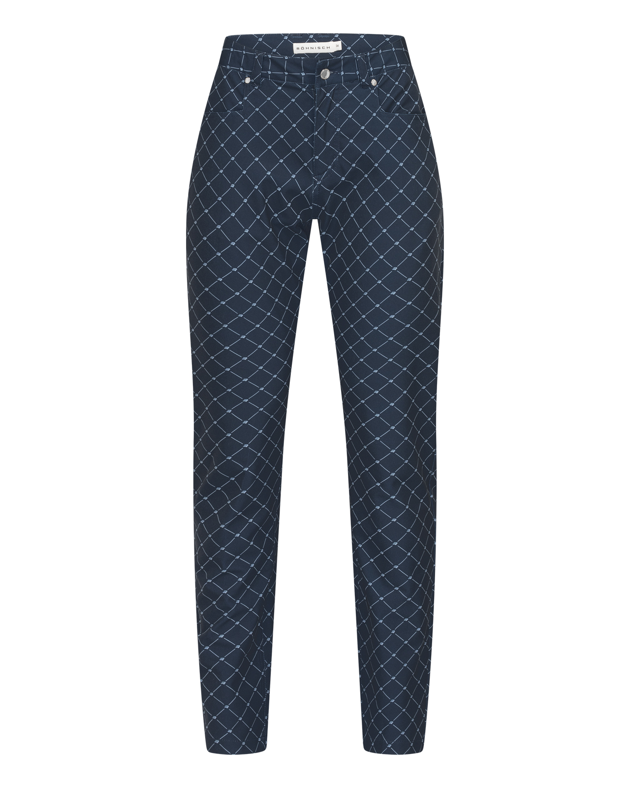 Chie Comfort, Bukse, Dame - micro_r_check_navy