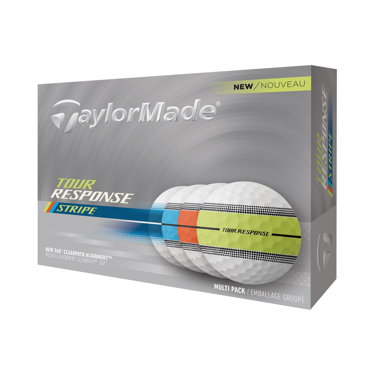 Tour Response Neon Stripe, Baller 3-pack - neon_multi