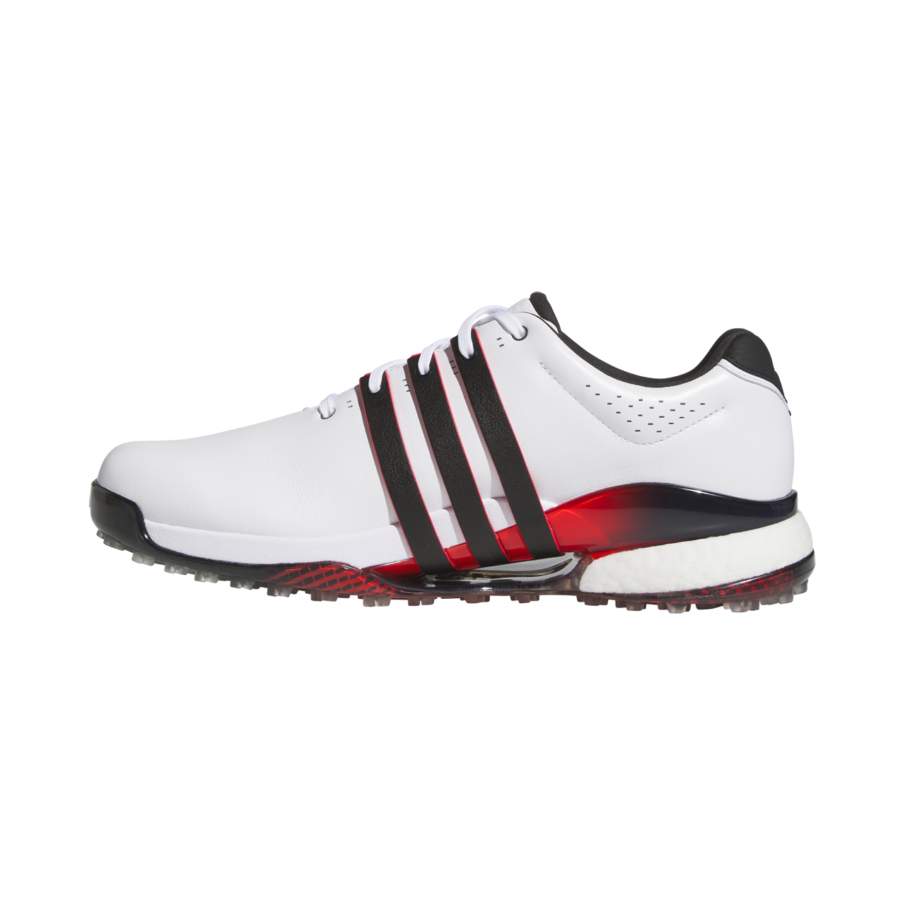 Tour360 Spikeless wide, Herre  - white_coreblack_lucidred