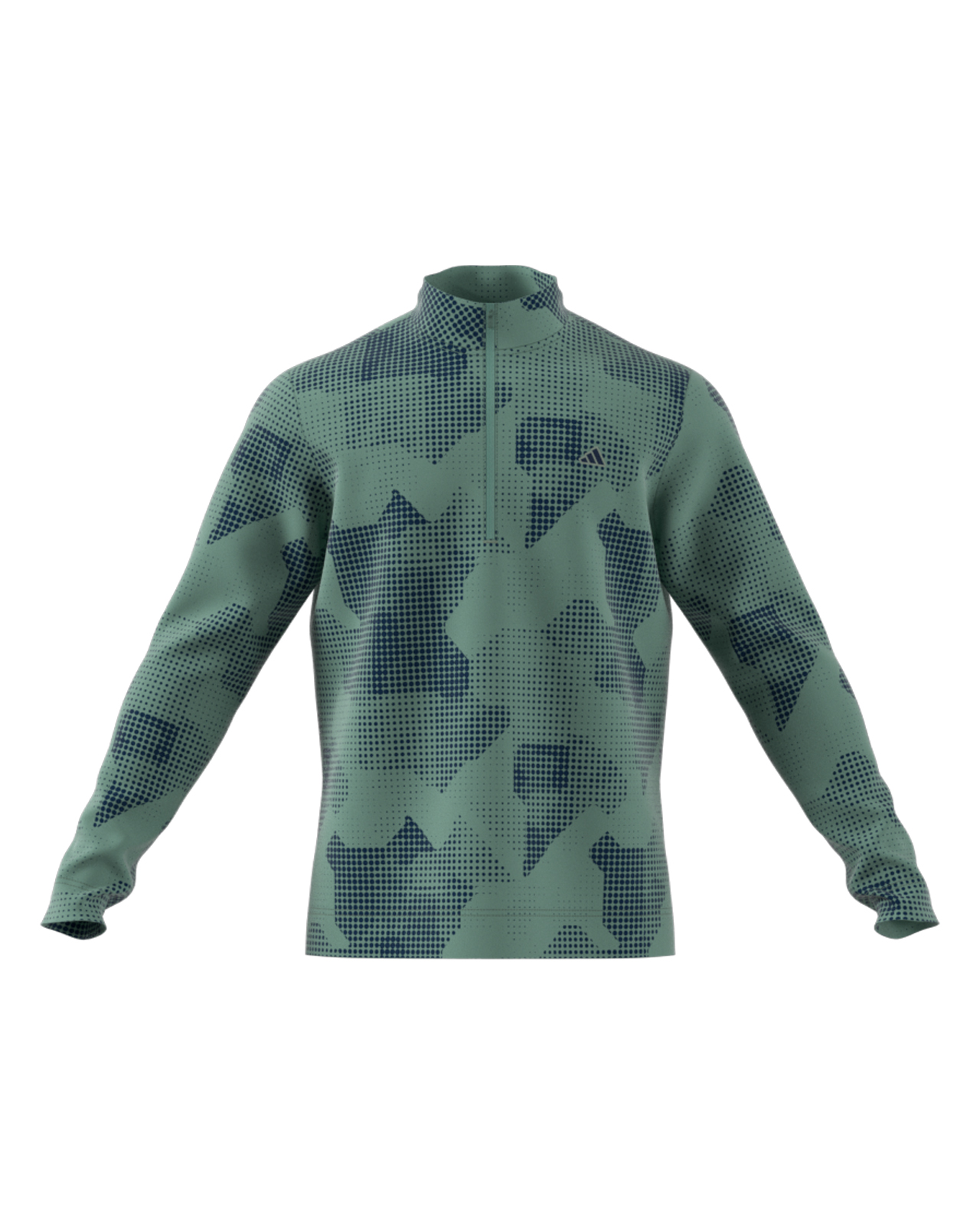 Go-to printed, Trøye, Herre - silver_green_