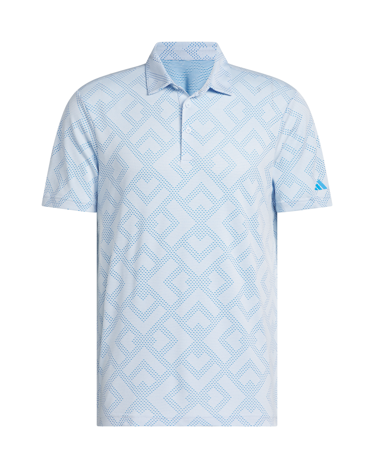 Jacquard Climacool, Polo, Herre - crystal_sky_blue