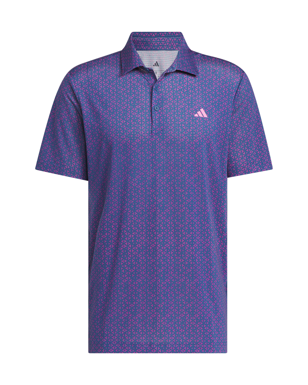 Mesh Tango Print, Polo, Herre - petrol_pink