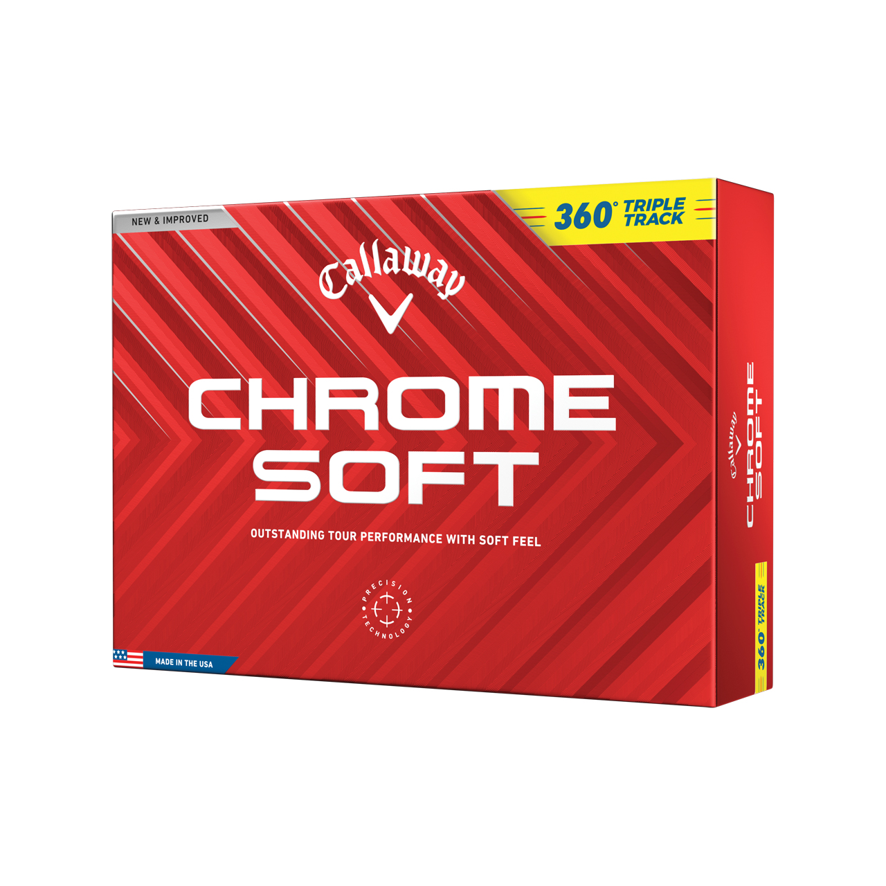Chrome Soft, Baller 3-pack - yellow_360_triple_track