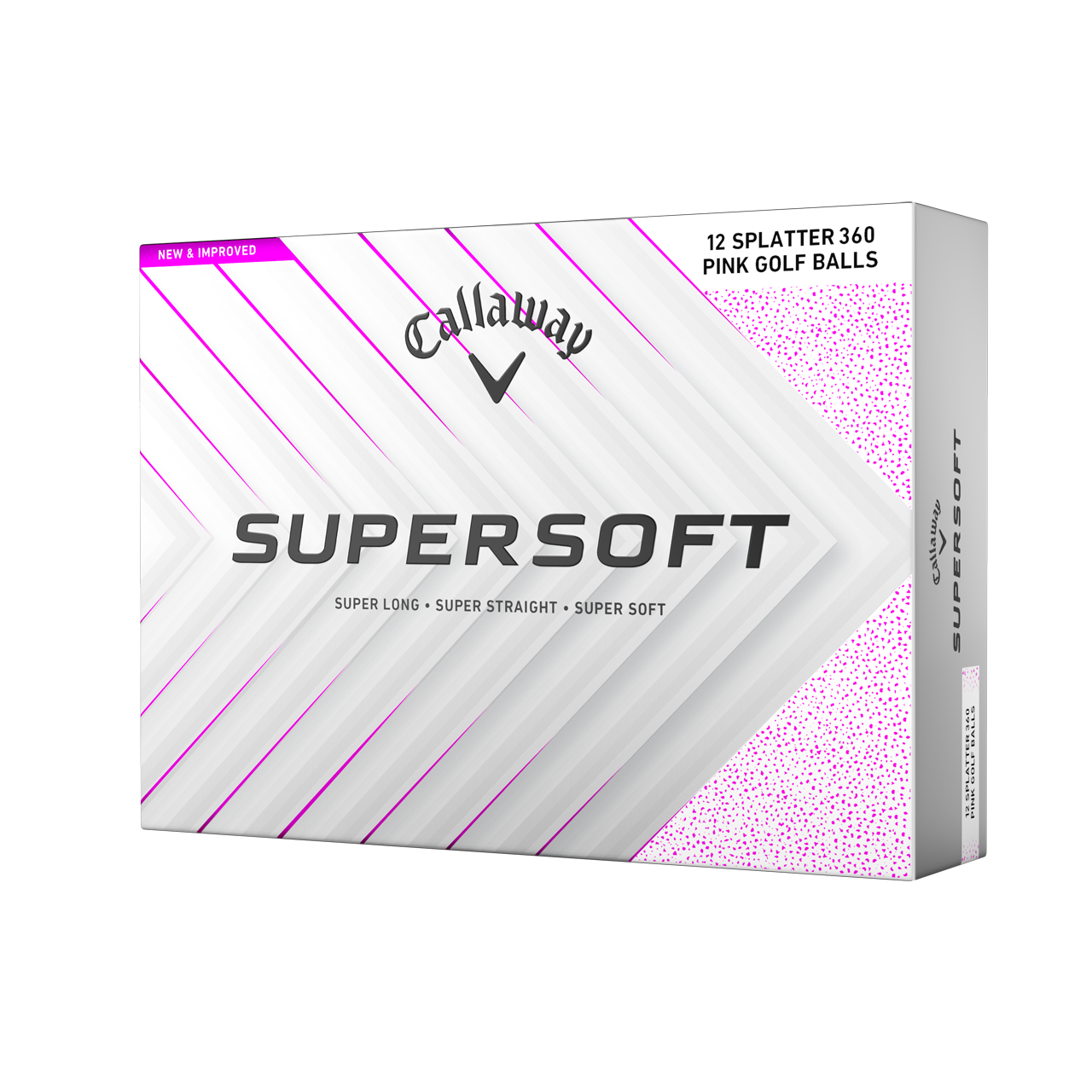 Supersoft Splatter, Baller, 3-pack - pink