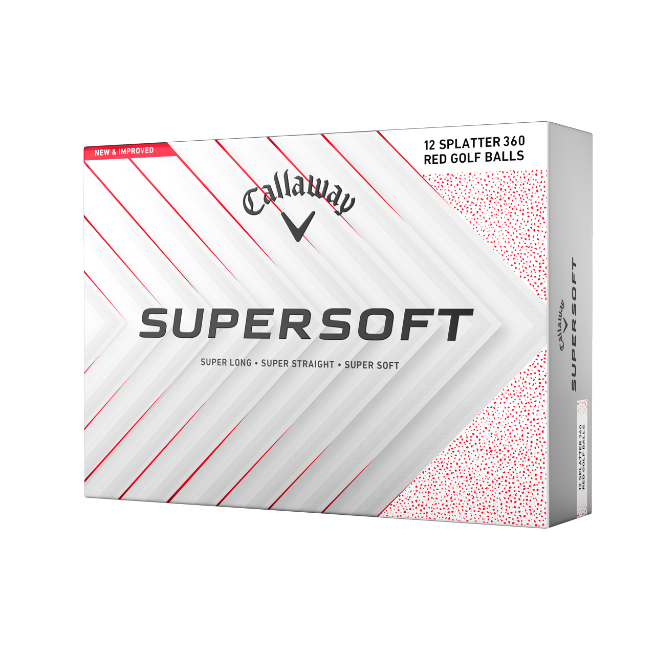 Supersoft Splatter, Baller, 3-pack - red