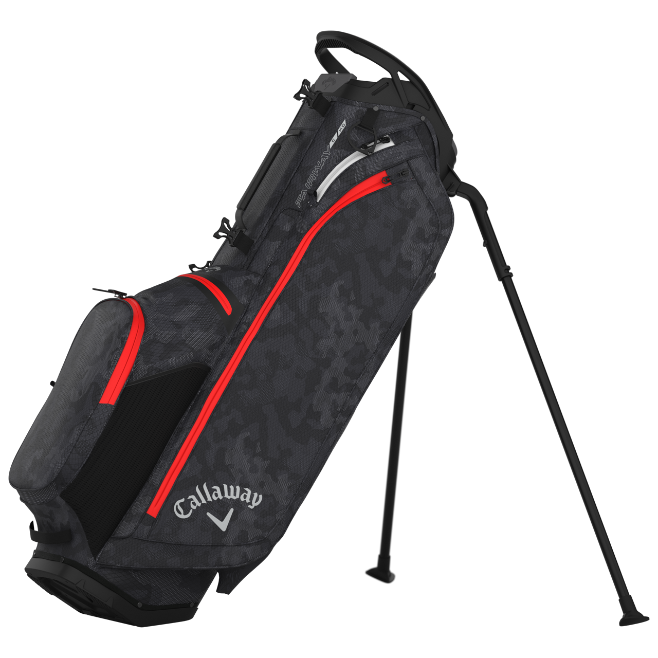 Fairway C HD, Standbag - graph_camo_red