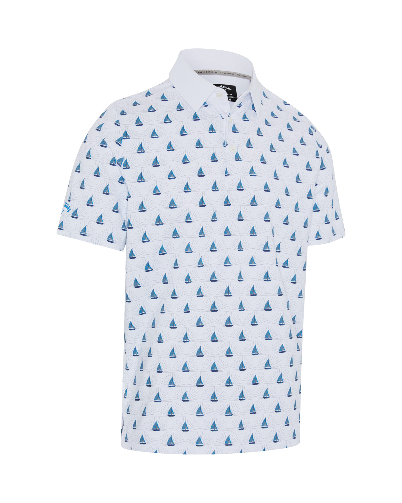 Sailboat Sunset, Polo, Herre - bright_white