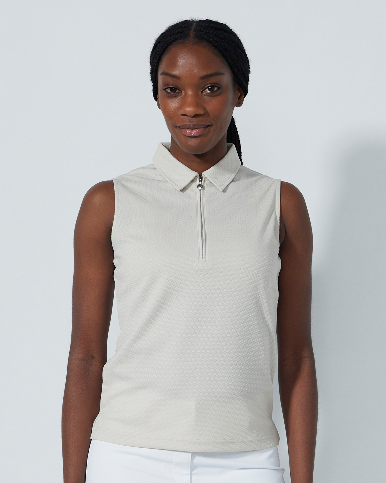 Peoria, Ermeløs Polo, Dame - raw