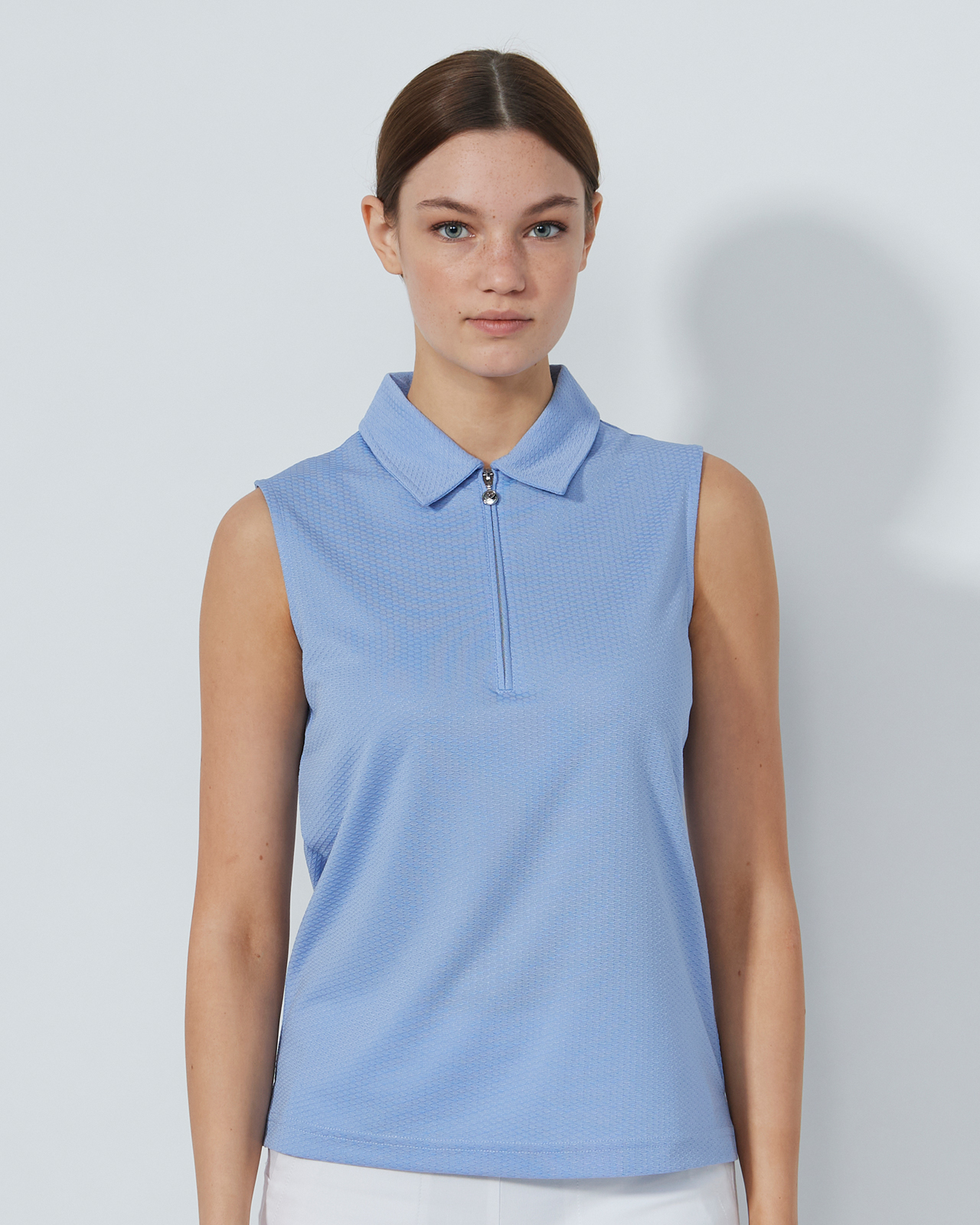 Peoria, Ermeløs Polo, Dame - blue_heron