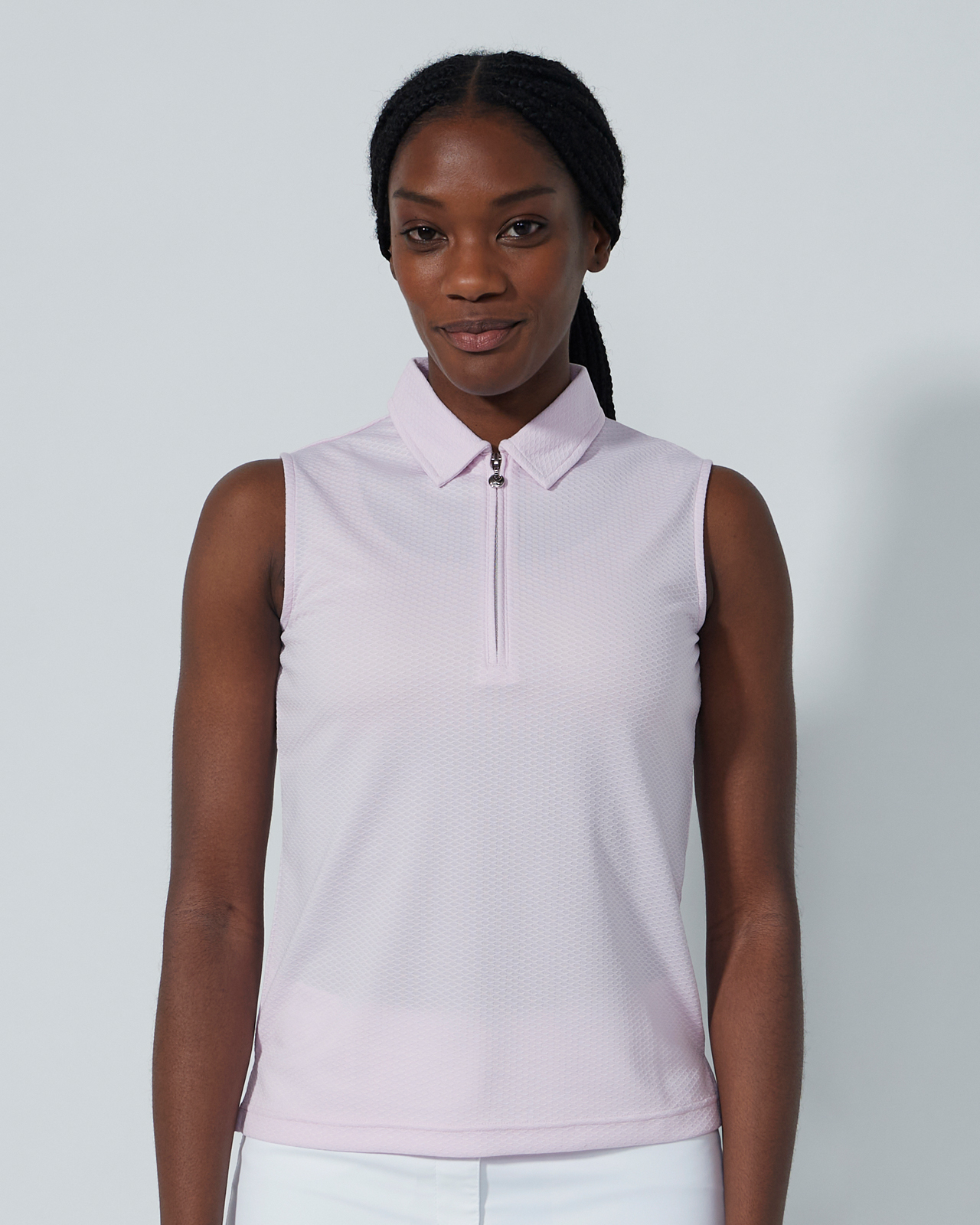 Peoria, Ermeløs Polo, Dame - pink