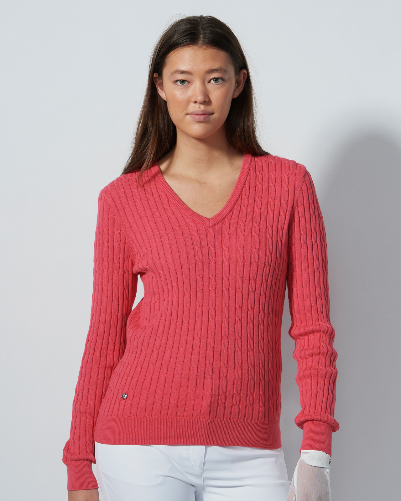 Madelene, Trøye, Dame - intense_coral