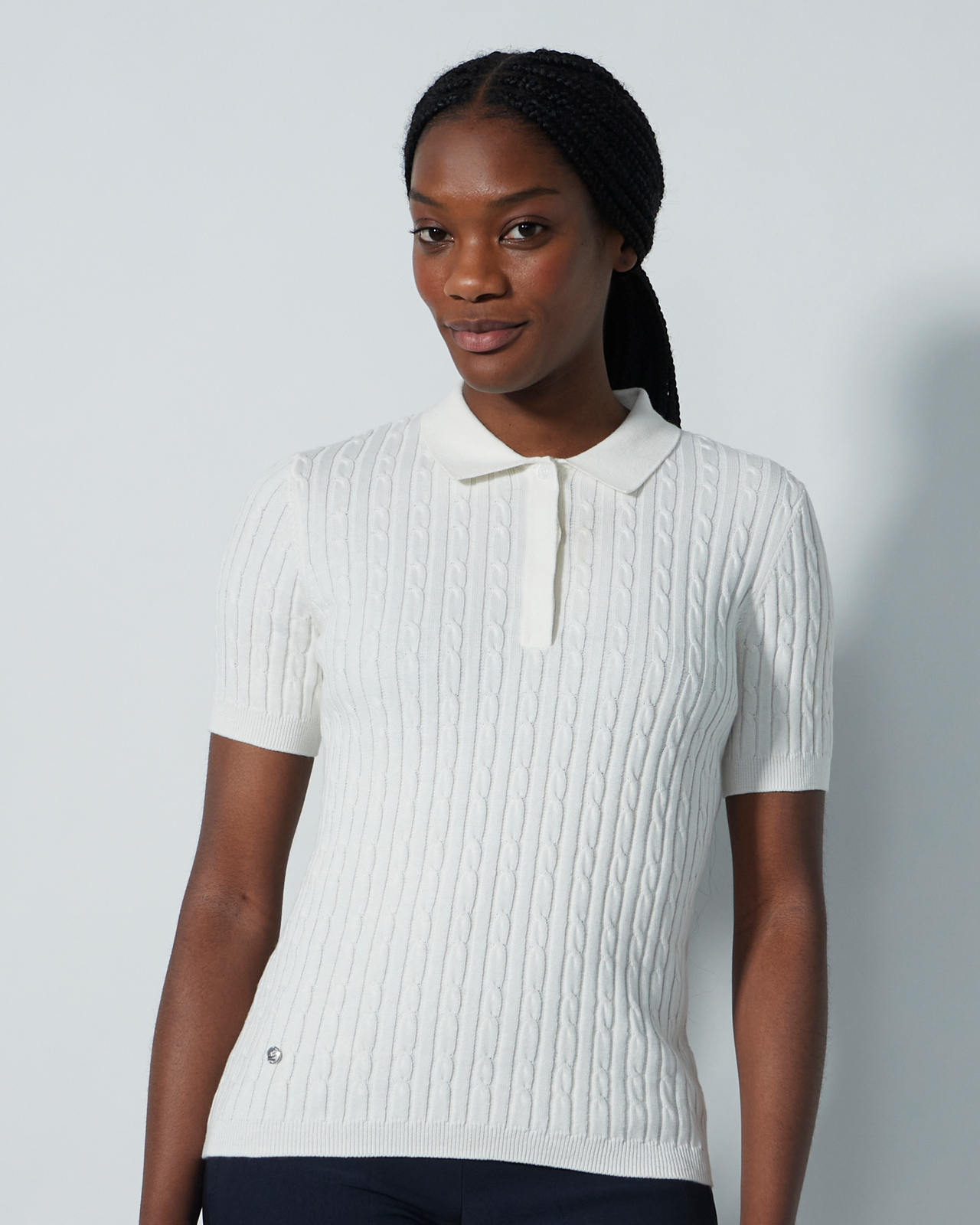 Madelene, Polo, Dame - white