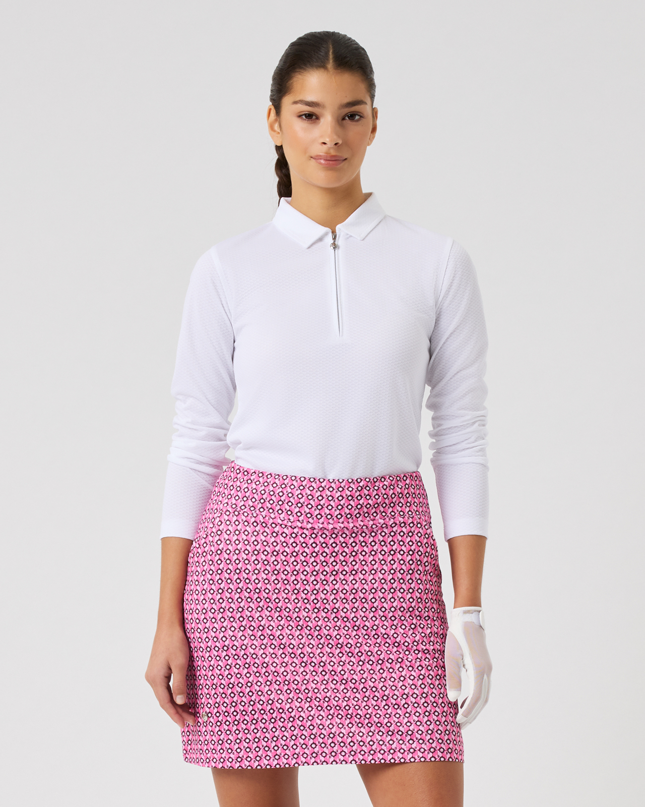 Sheermotion, Skort, Dame - geometric_palm_tree