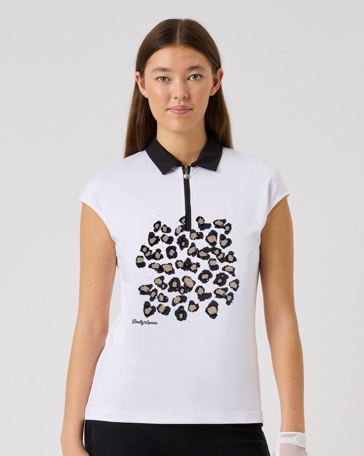 Embellished, Topp, Dame - white