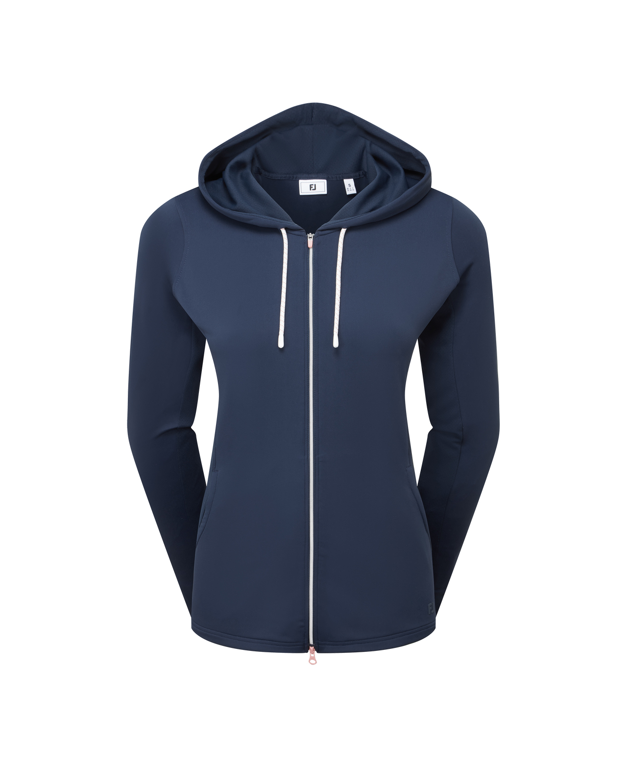 Full-Zip, Hoodie, Dame - navy