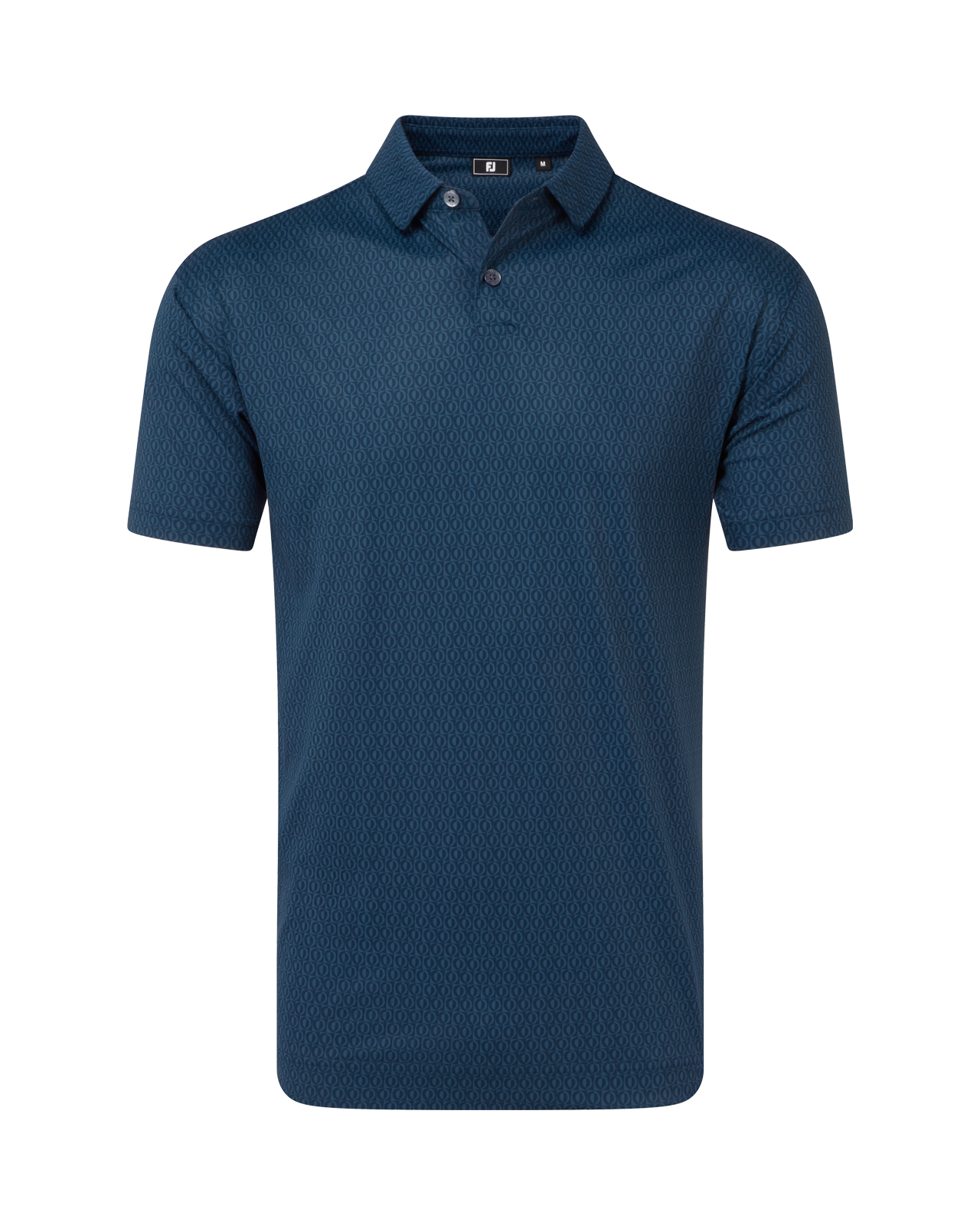 Modernist Geo, Polo, Herre - navy_tonal
