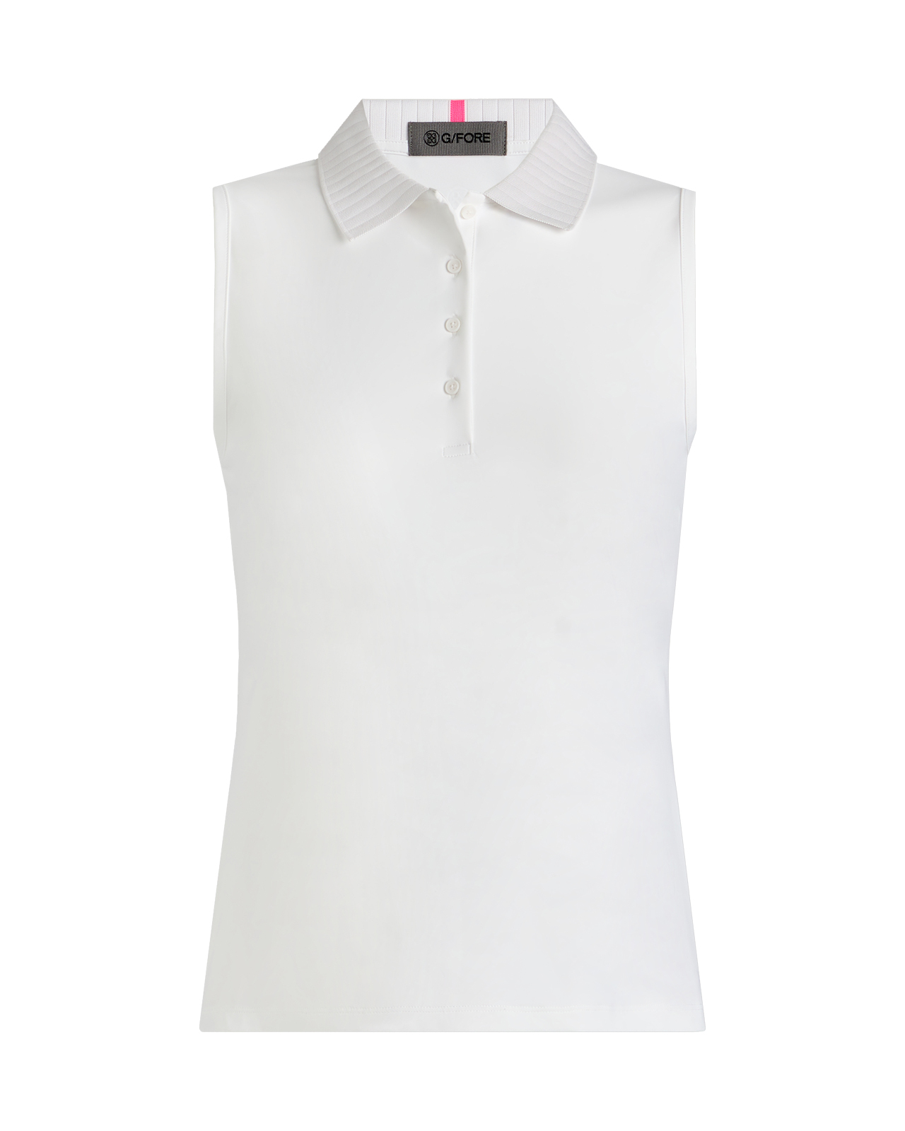 Gardient Collar, Ermeløs polo, Dame - snow