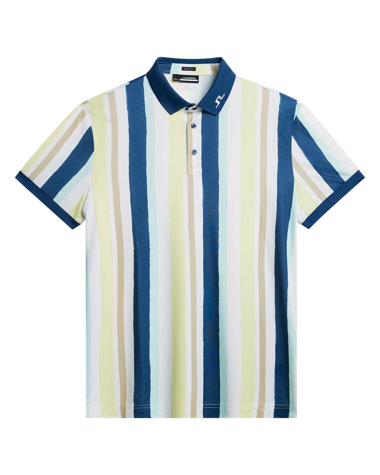 Tour, Polo, Herre - painted_stripe_wax_yellow
