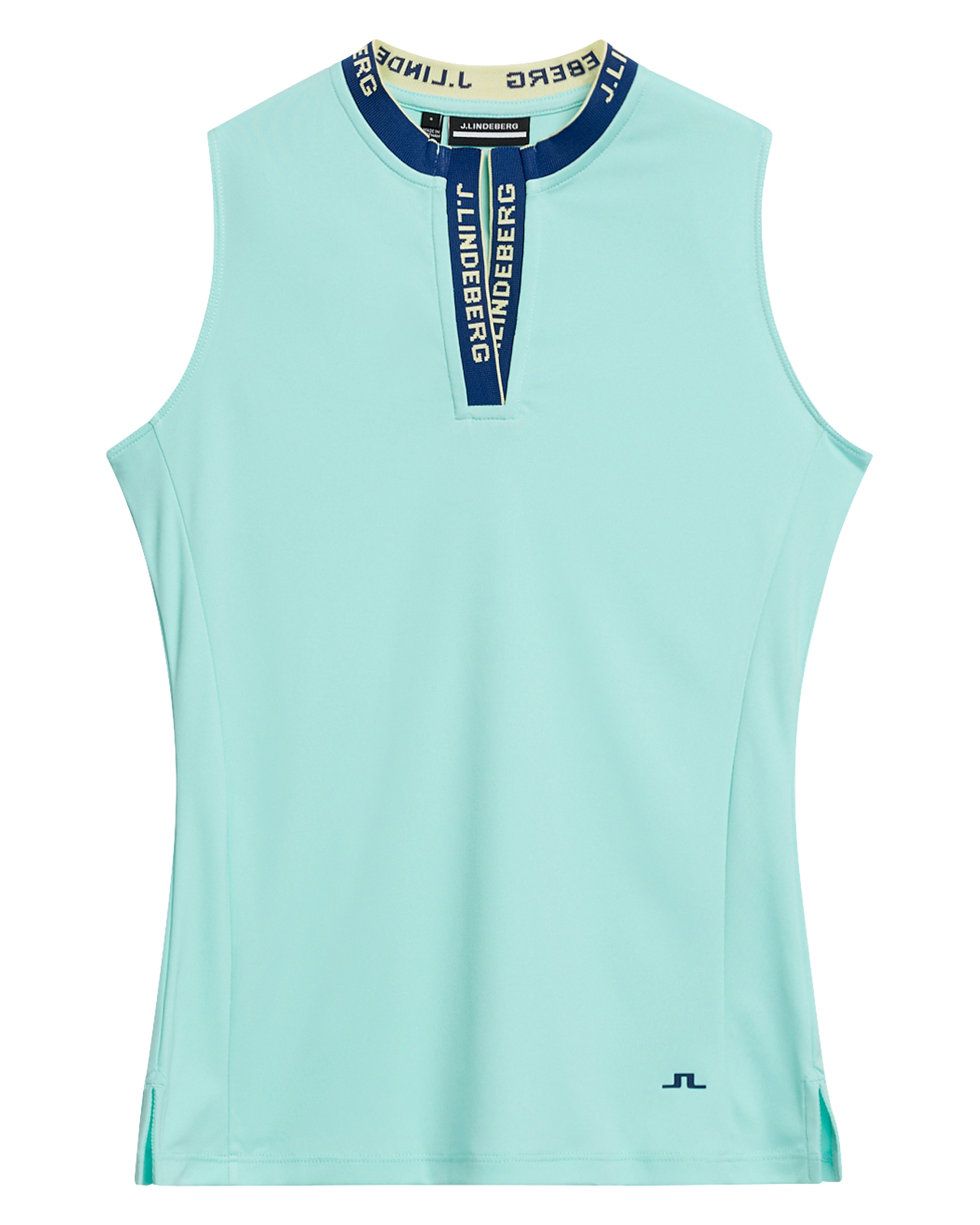 Leya, Ermeløs Polo, Dame - aruba_blue