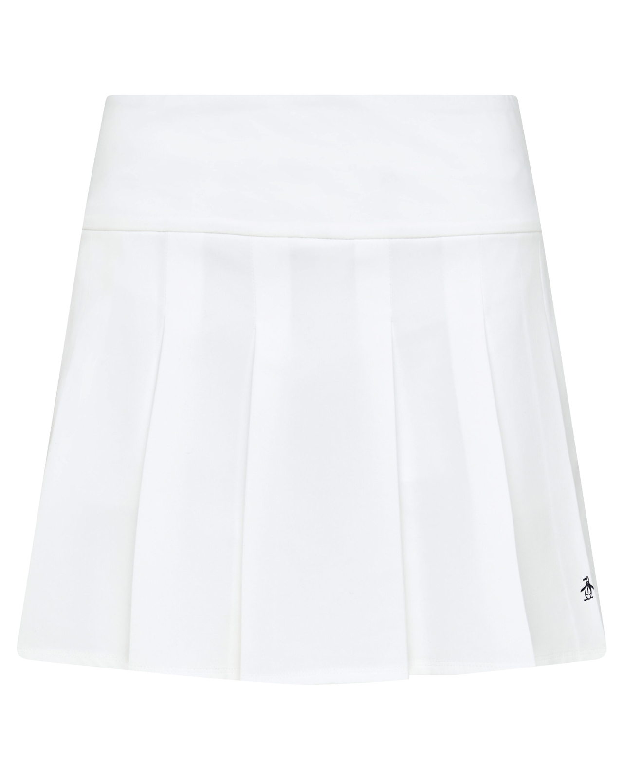 Pleated 17”, Skort, Dame - bright_white