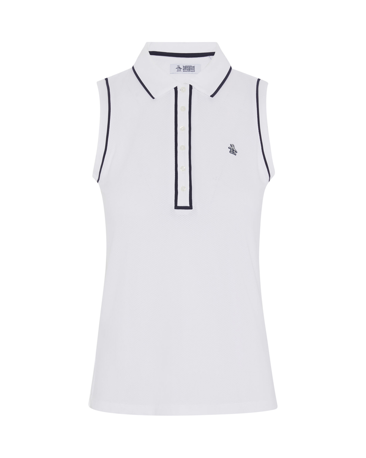Veronica, Ermeløs polo, Dame - bright_white