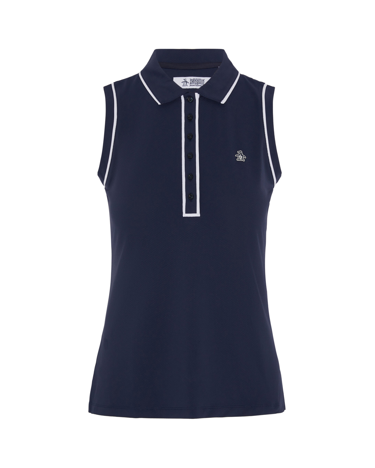 Veronica, Ermeløs polo, Dame - black_iris