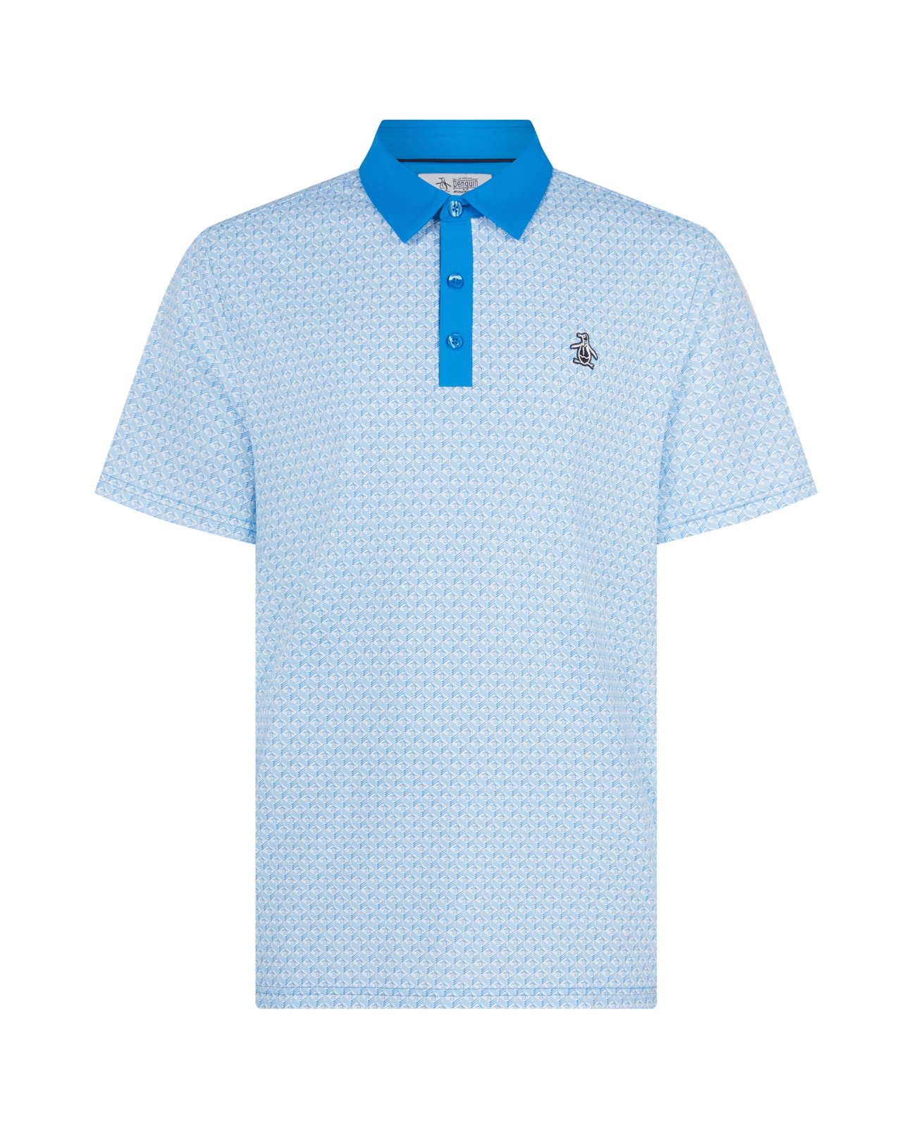 Petes Tee Time, Polo, Herre - french_blue__