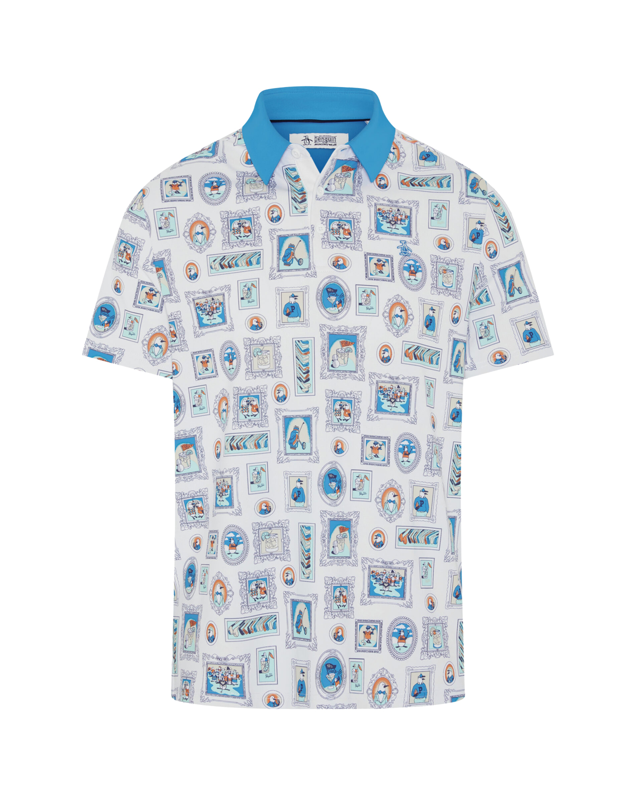 Clubhouse Wall of Fame, Polo, Herre - bright_white