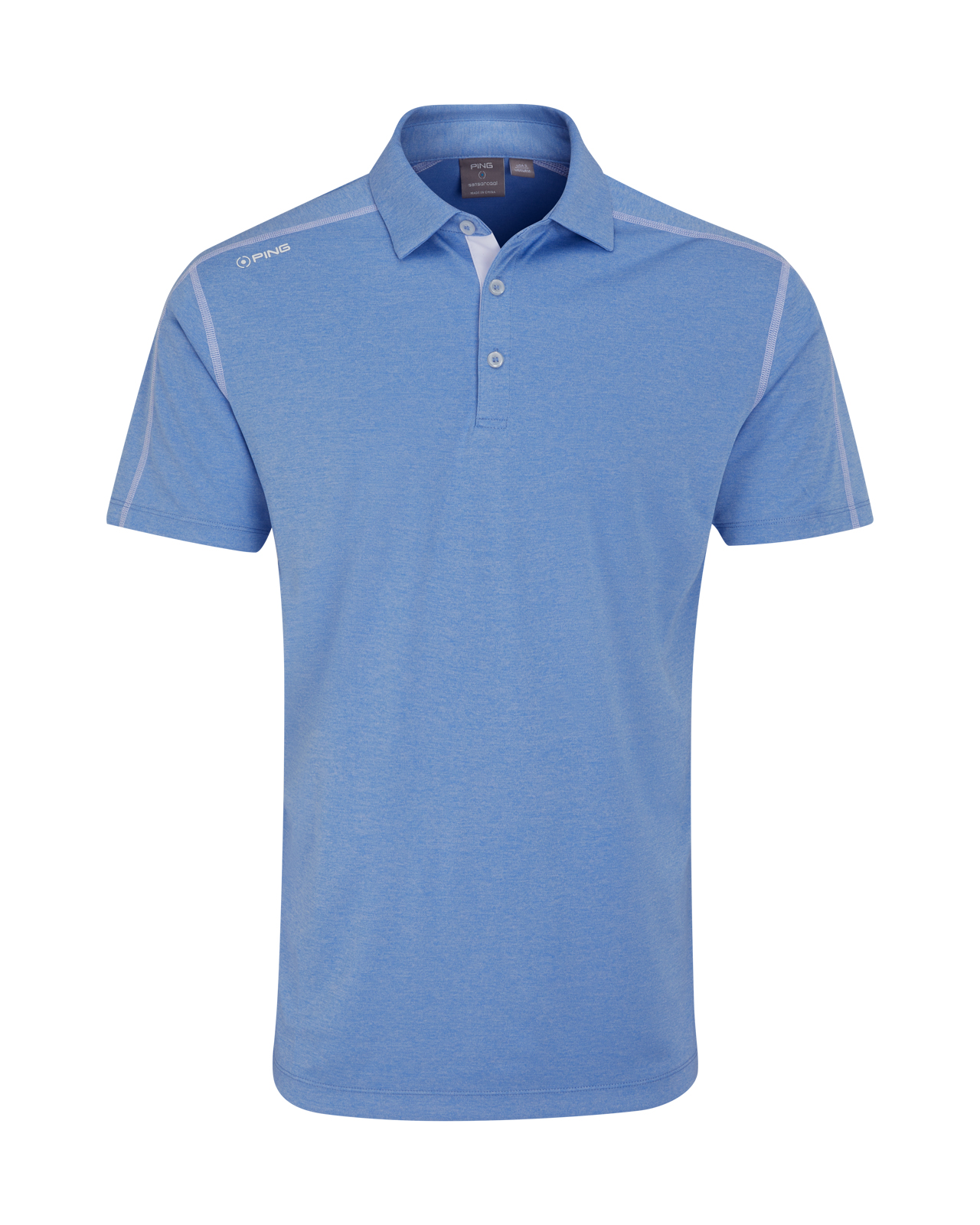 Fynn, Polo, Herre - cornflower_blue_marl