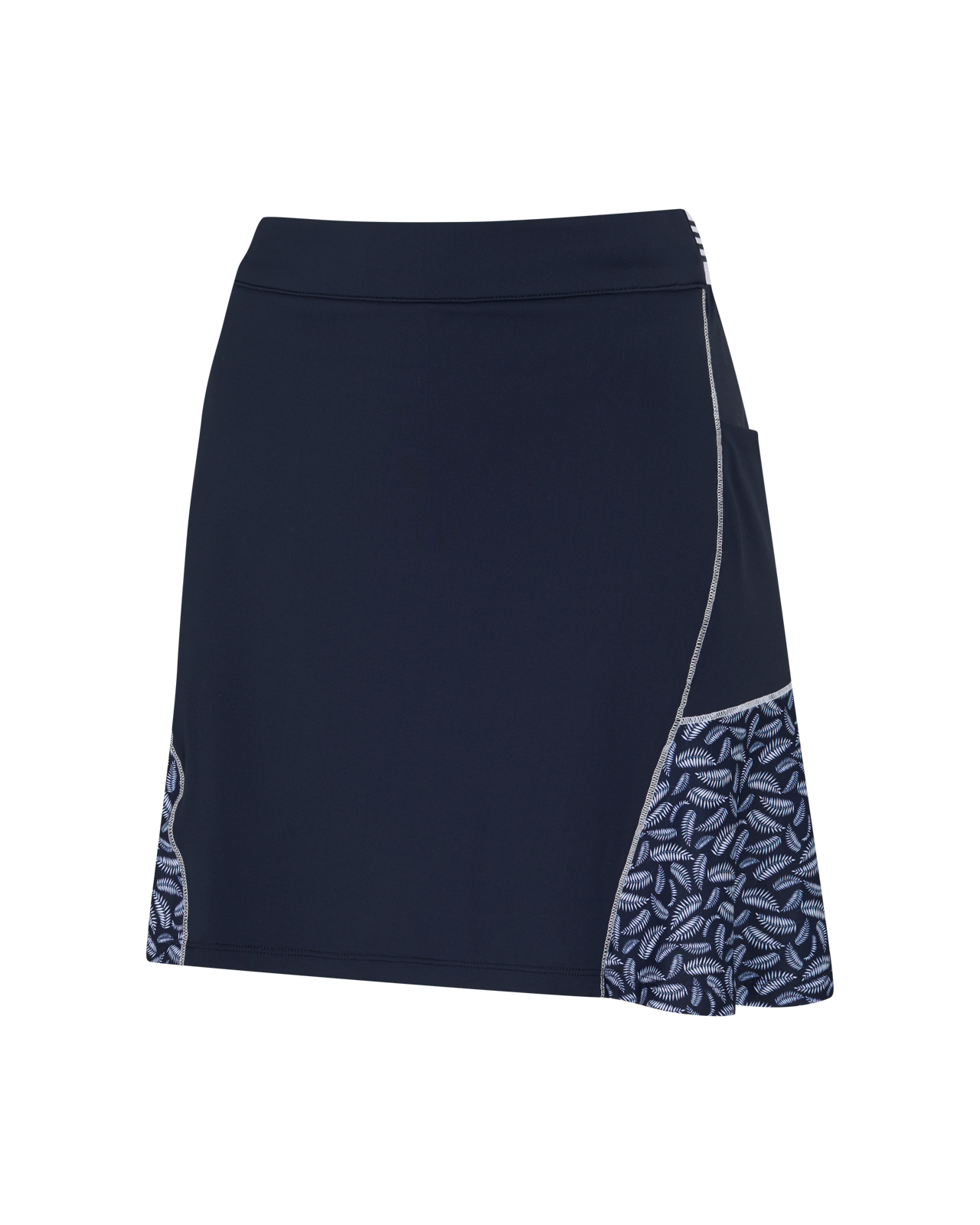 Odetta, Skort, Dame - navy_paradise_garden