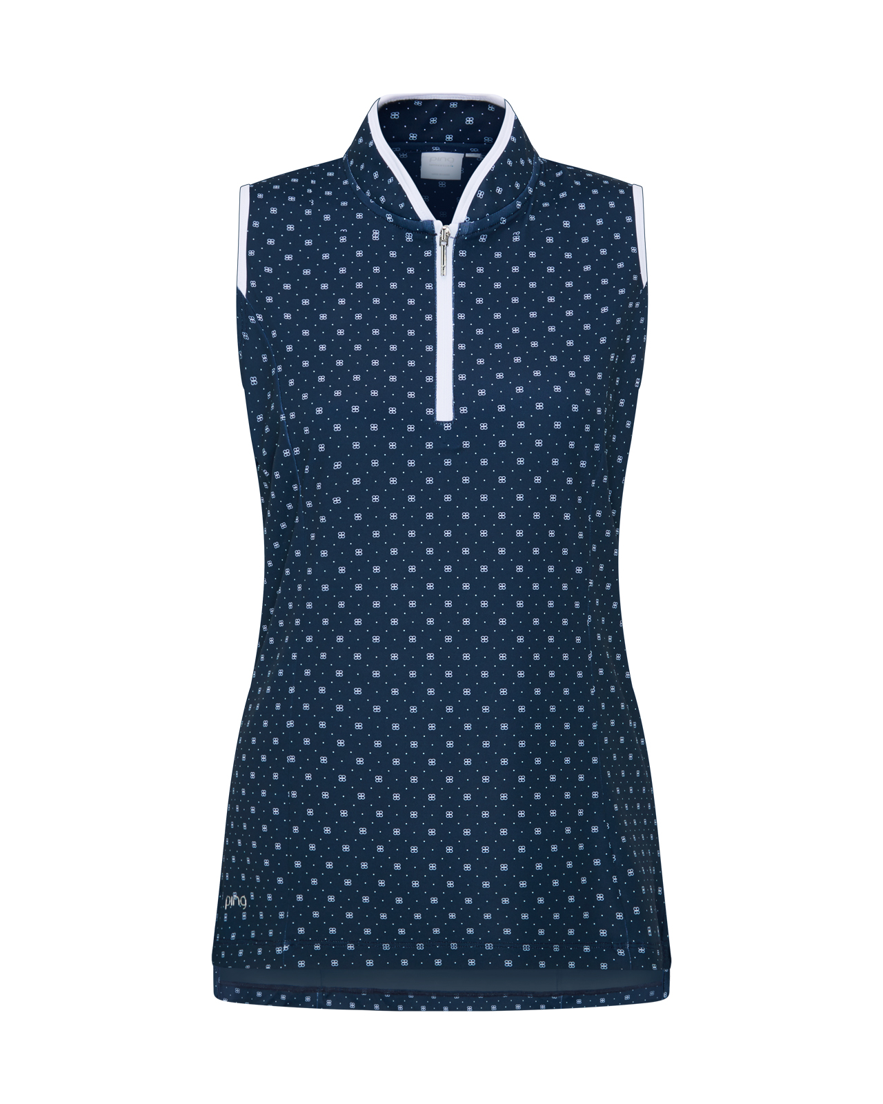Penola, Ermeløs Polo, Dame - micro_monogram