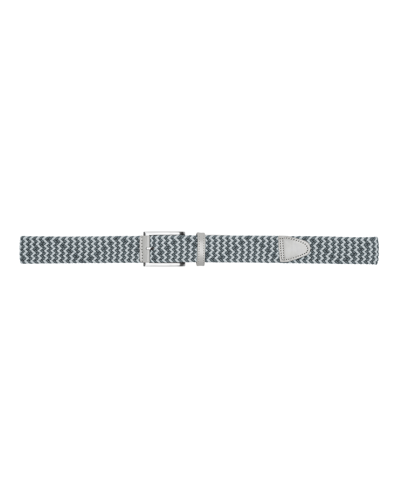 Braided Weave, Belte, Herre - ash_gray_slate_sky
