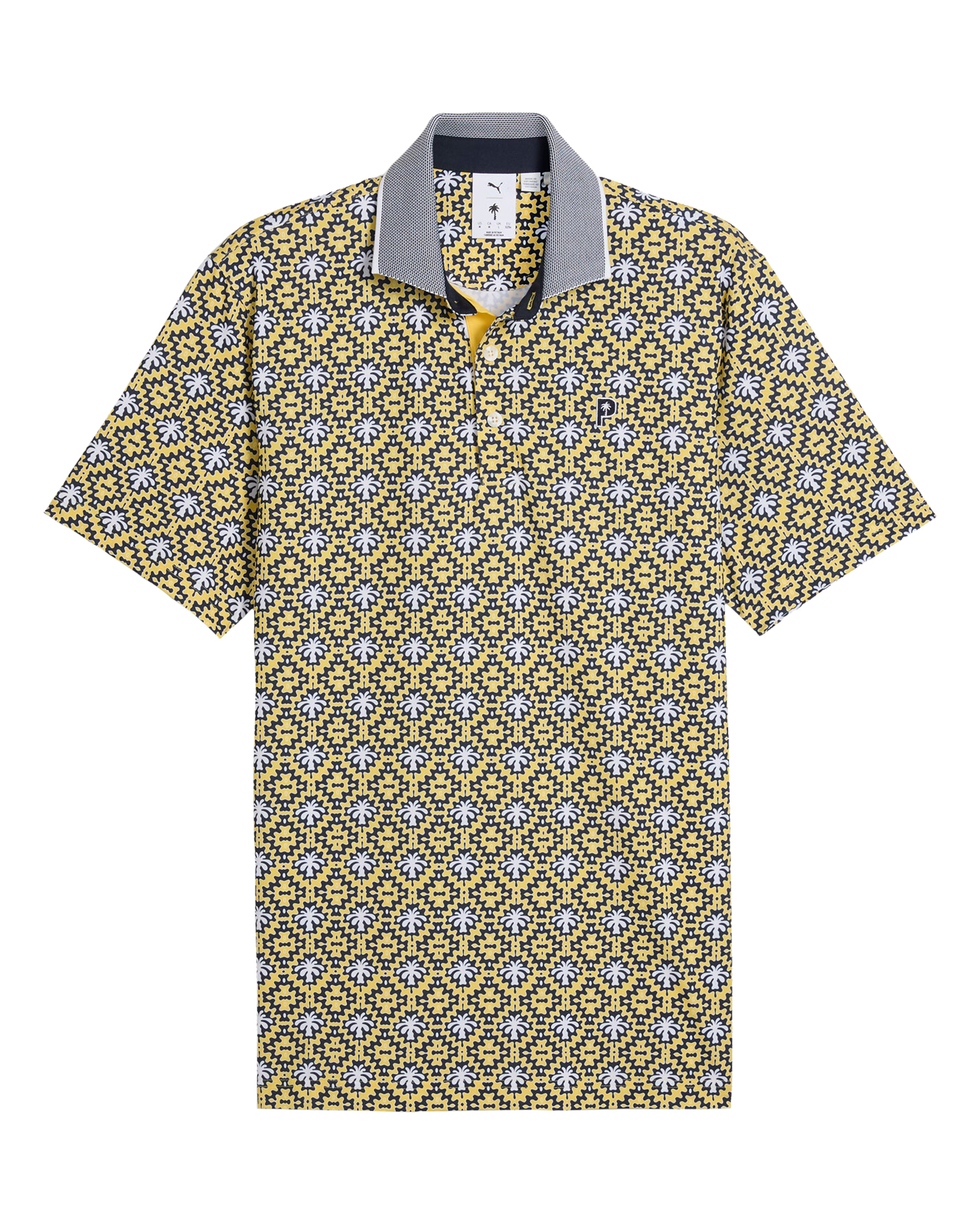 PUMA X PTC TILE, Polo, Herre - red_fire_sunny_yellow