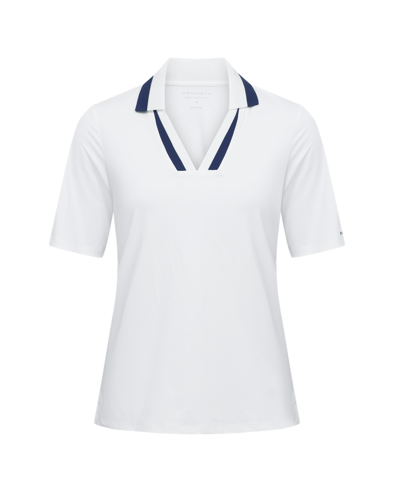 Essential, Polo, Dame - white_navy