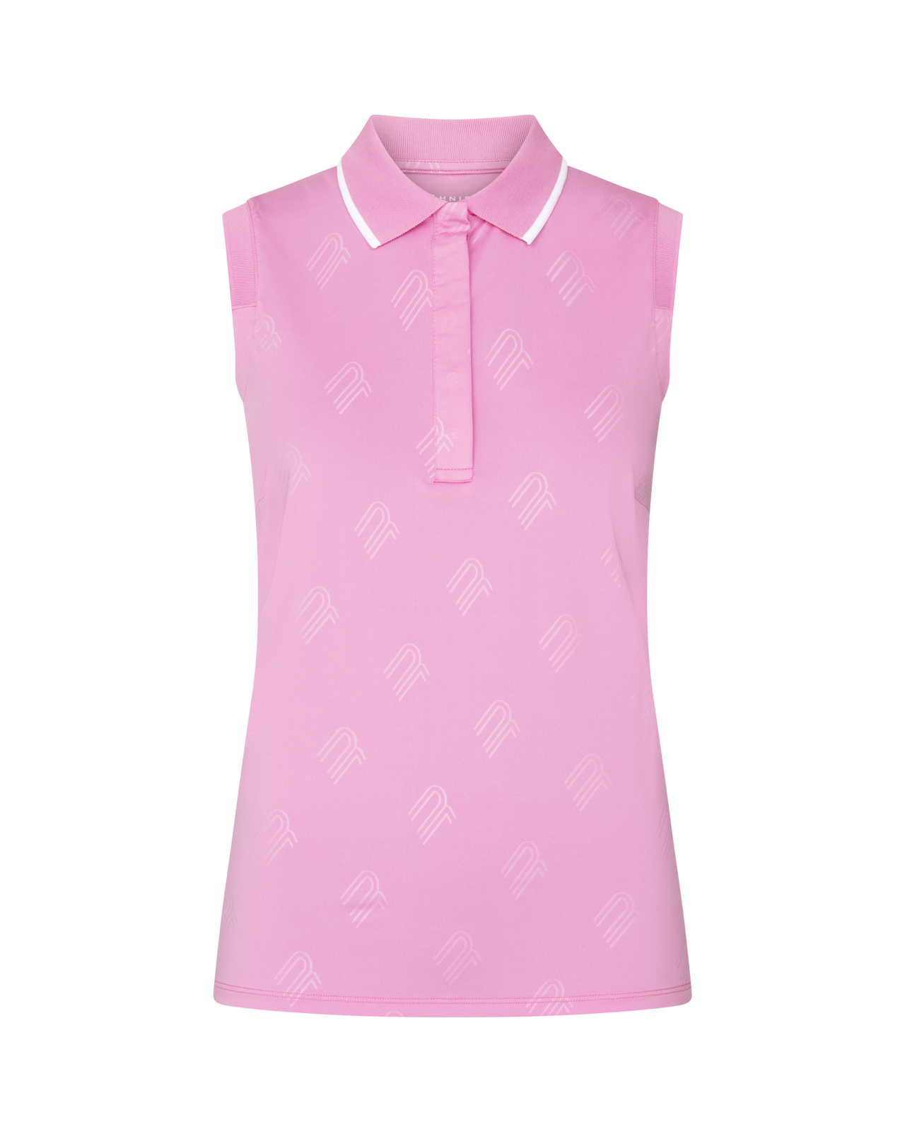 Deni, Ermeløs polo, Dame - fuchsia_pink