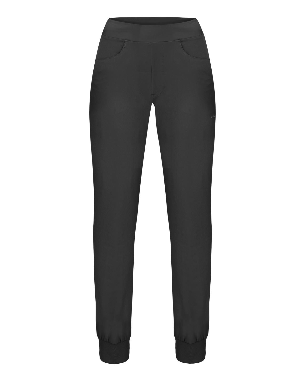 Twill Stretch Pull on, Bukse, Dame - black
