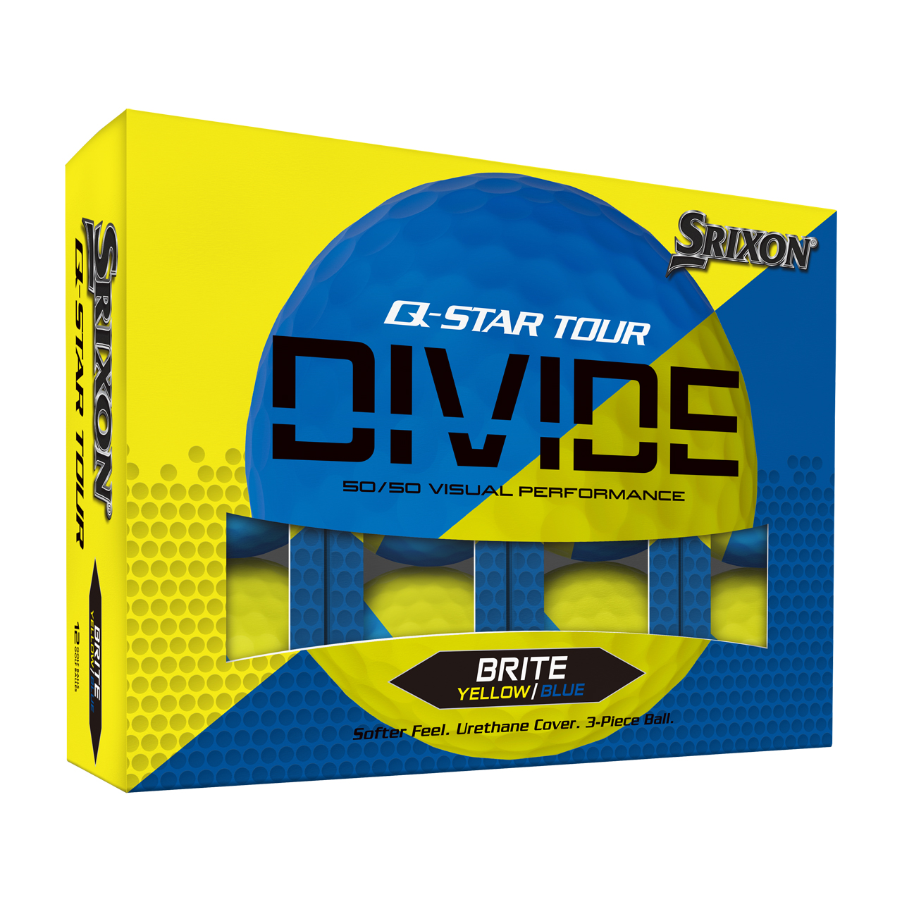 Q-Star Tour Divide 2, Baller 3-pack - yellow_blue