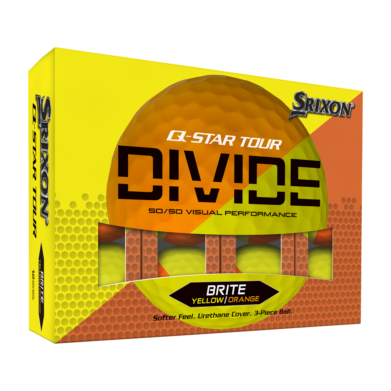 Q-Star Tour Divide 2, Baller 3-pack - yellow_orange