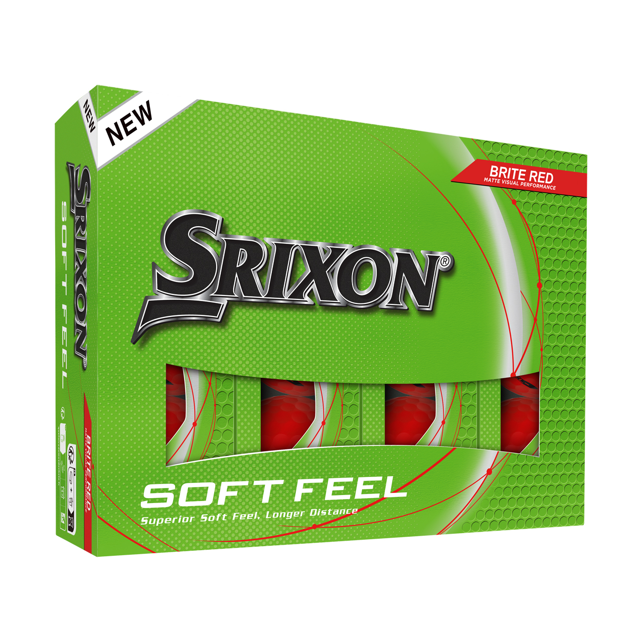 Soft Feel, Baller 3-pack - red