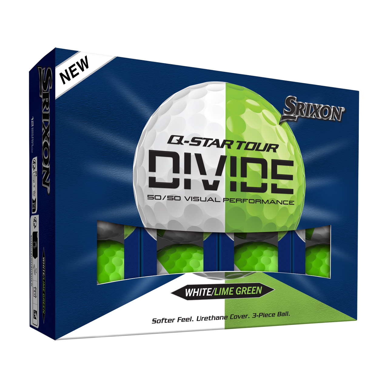 Q-Star Tour Divide, Baller 3-pack - white_lime