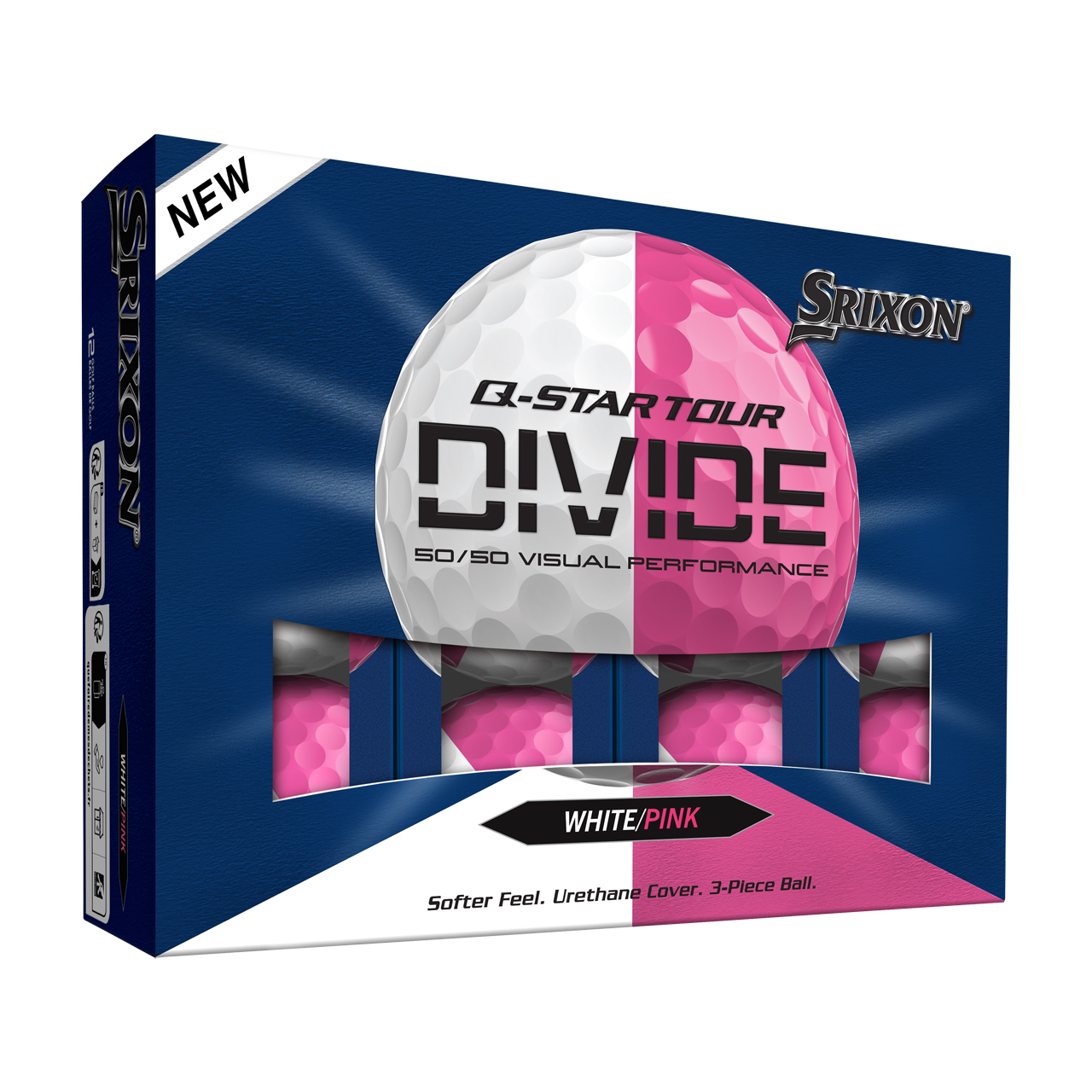 Q-Star Tour Divide, Baller 3-pack - white_pink