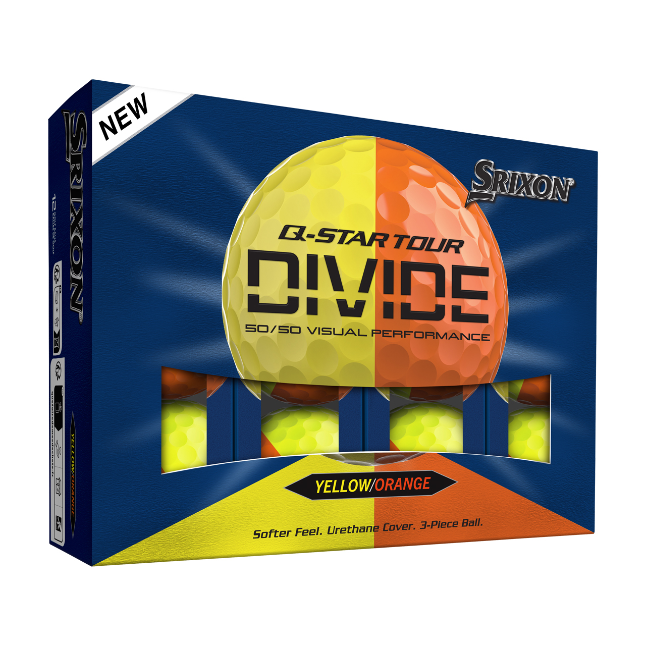 Q-Star Tour Divide, Baller 3-pack - yellow_orange
