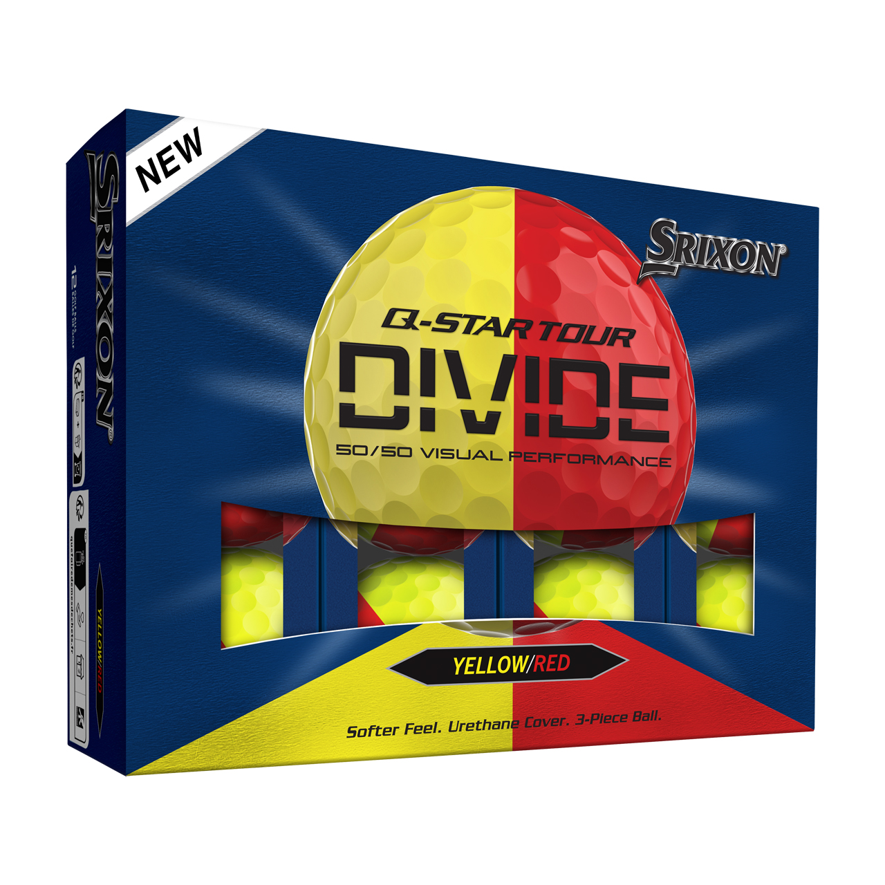 Q-Star Tour Divide, Baller 3-pack - yellow_red