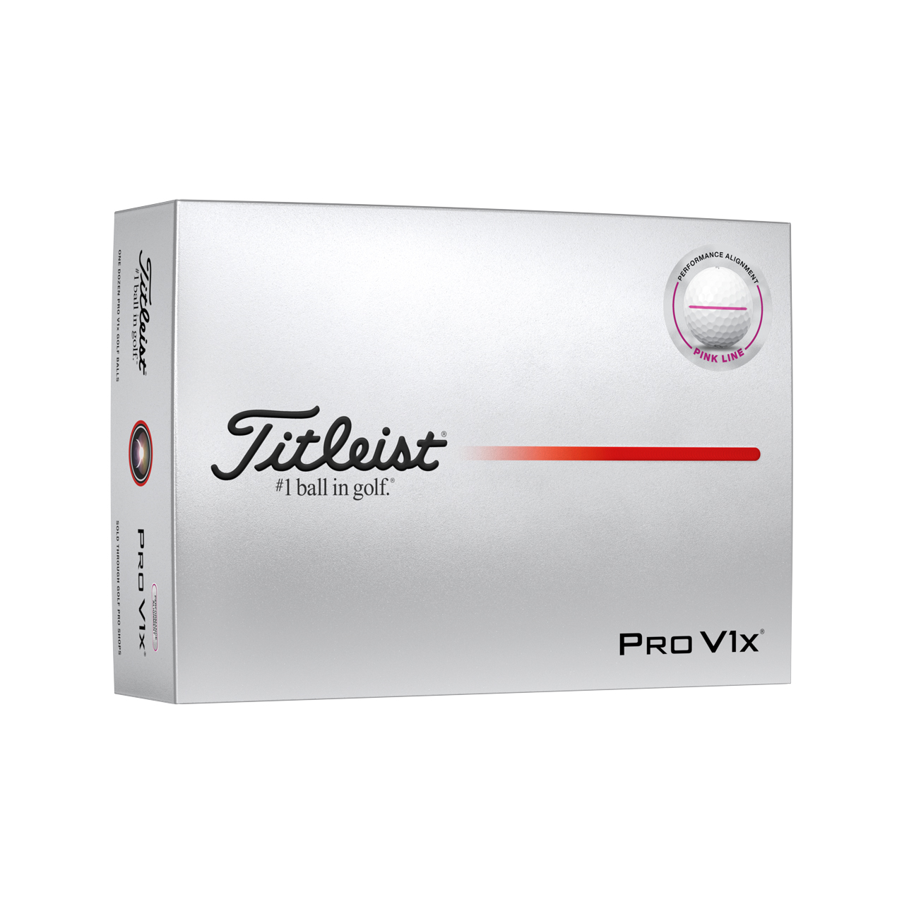 Pro V1x AIM Performance, Baller 3-pack - pink