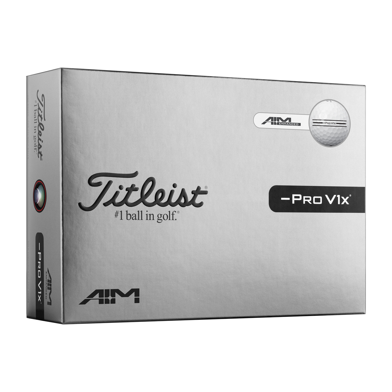 Pro V1x Left Dash AIM, Baller 3-pack - white