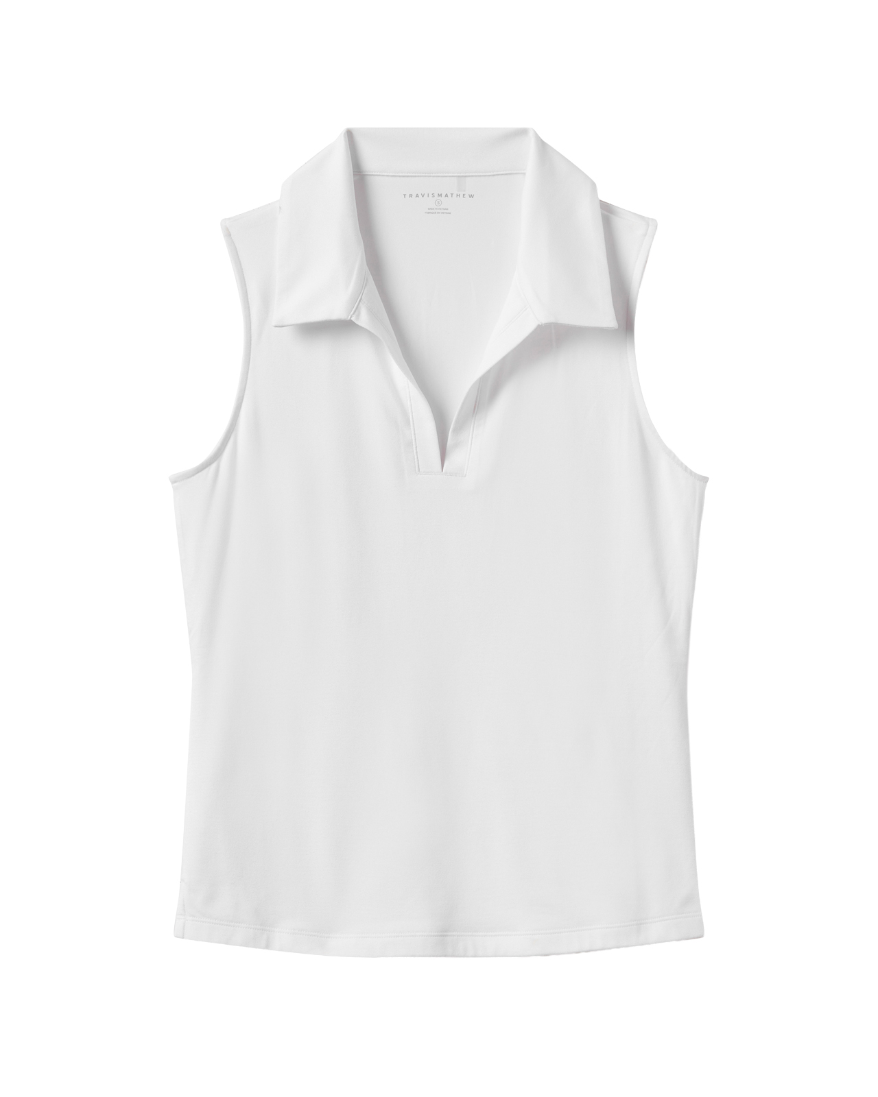 Skyloft Light, Ermeløs Polo, Dame - white