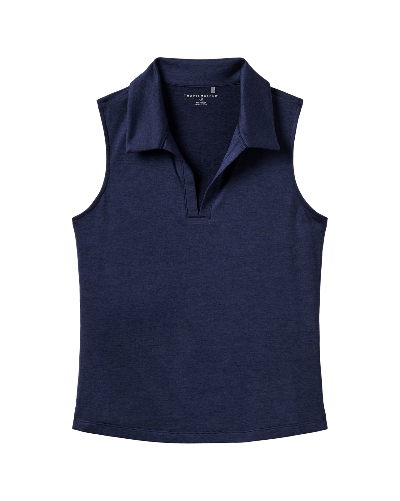 Skyloft Light, Ermeløs Polo, Dame - heather_navy_blazer